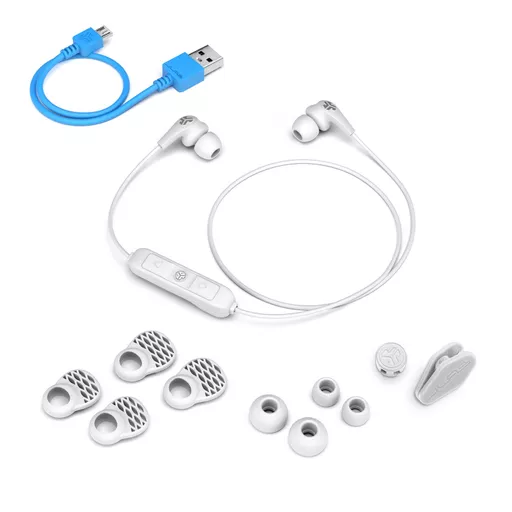 JLab JBuds Pro Headset Wireless In-ear, Neck-band Sports Micro-USB Bluetooth White