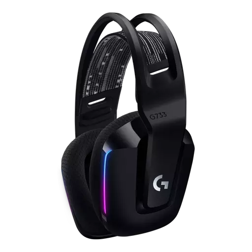 Logitech G733 LIGHTSPEED Wireless RGB Gaming Headset in Black