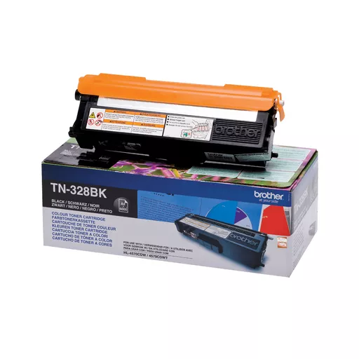 Brother TN-328BK Toner black extra High-Capacity, 6K pages ISO/IEC 19798 for Brother HL-4570