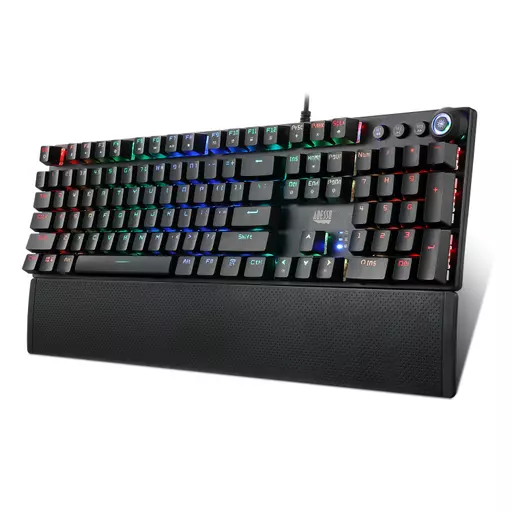 Adesso EasyTouch 650EB RGB keyboard USB QWERTY US English Black