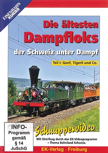 Altesten Dampfloks Schweiz 1 DVD (8252)