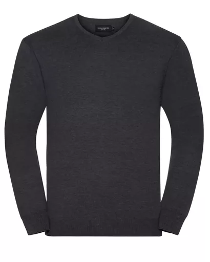 Men's V-Neck Knitted Pullover