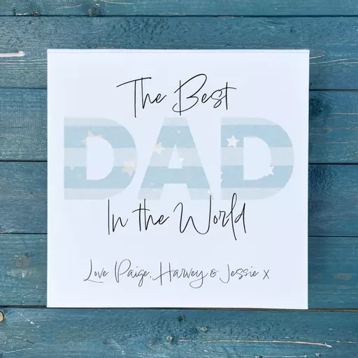 Personalised Best Dad Gift Box