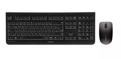 CHERRY DW 3000 keyboard RF Wireless Spanish Black