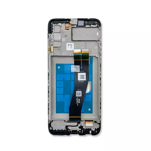 LCD Screen Assembly (With Frame) (Service Pack) (Black) - Galaxy A02s (2020) (A025F) (EU Version)