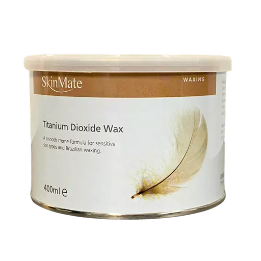 SkinMate White Pot wax 400ml Delicate skin