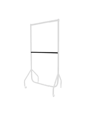 Black Center Bar ONLY for 4ft Heavy Duty Clothes Rail