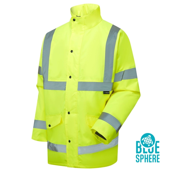 Picture of Supertouch Blue Sphere Supertouch Eco Hi Vis Yellow Parka