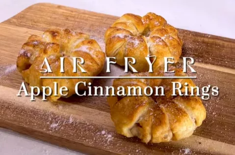 Air Fryer Cinnamon Rings