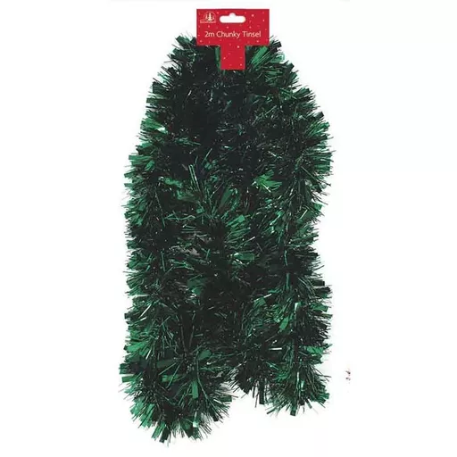 Chunky Tinsel - Green