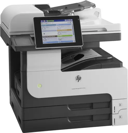 HP LaserJet Enterprise MFP M725dn, Black and white, Printer for Business, Print, copy, scan, 100-sheet ADF; Front-facing USB printing; Scan to email/PDF; Two-sided printing