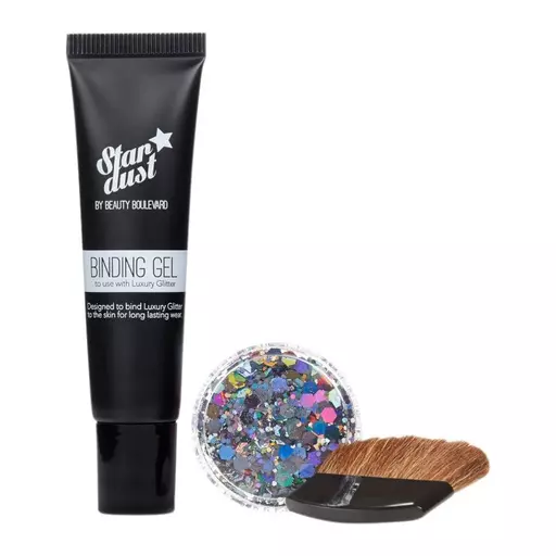 Beauty BLVD Stardust - Face Hair & Body Glitter Kit Dark Matter