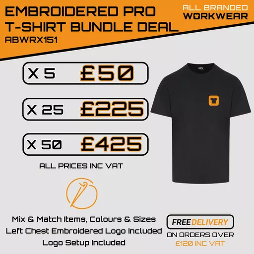 Embroidered Pro RTX T-shirt Bundles