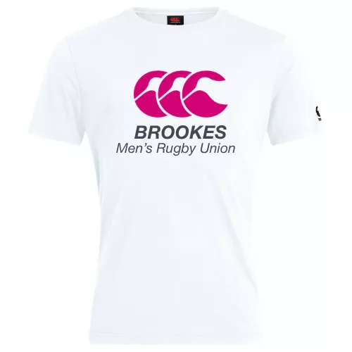 Oxford Brookes University Men's Rugby Union Senior Plain Cotton Tee