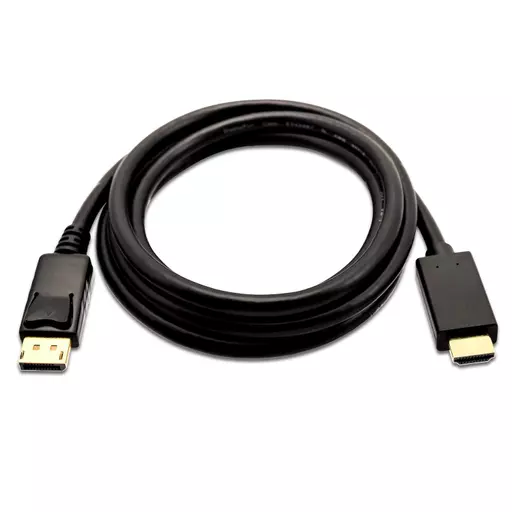 V7 Black Video Cable Mini DisplayPort Male to HDMI Male 2m 6.6ft