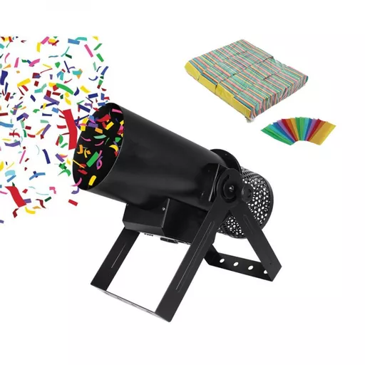 Equinox Confetti Burst with 1kg Multicolour Confetti Bundle
