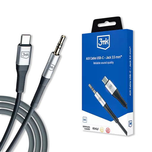3mk - AUX Cable - USB-C to 3.5mm Jack