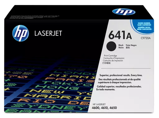 HP C9720A/641A Toner cartridge black, 9K pages/5% for Canon LBP-85/HP Color LaserJet 4650