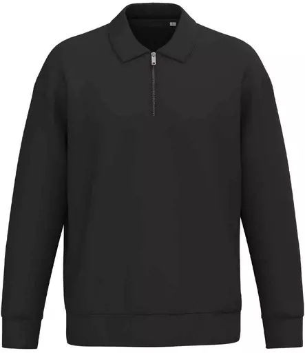 Native Spirit Unisex 1/4 Zip Sweatshirt with Polo Collar