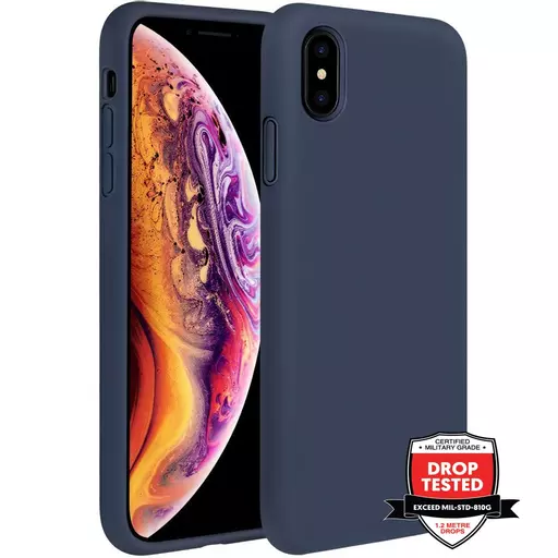 Silicone for iPhone XS/X - Navy