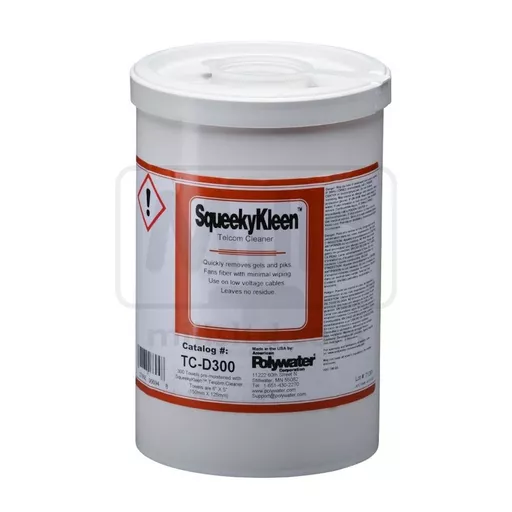 Polywater SqueekyKleen Cable Cleaning Wipes