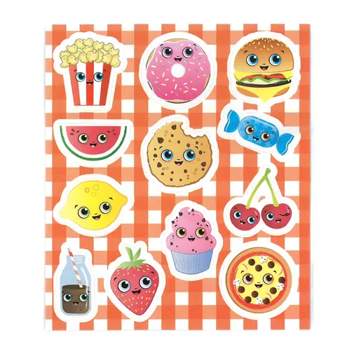 Foodie Face Stickers - Box of 120