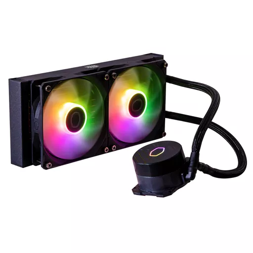 Cooler Master MasterLiquid 240L Core ARGB Processor Liquid cooling kit 12 cm Black