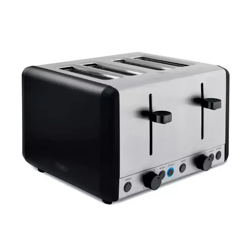 Sera 4 Slice Toaster With Smoked Chrome Trim