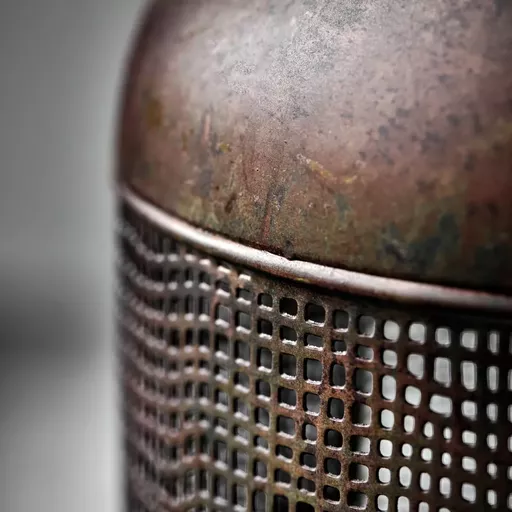 Hurricane Lantern, Nett, Antique Brown, Large