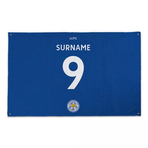 Leicester City Back of Shirt 5ft x 3ft Banner
