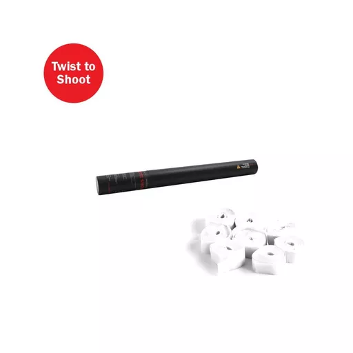 Equinox Handheld Confetti Streamer Cannon 50cm White