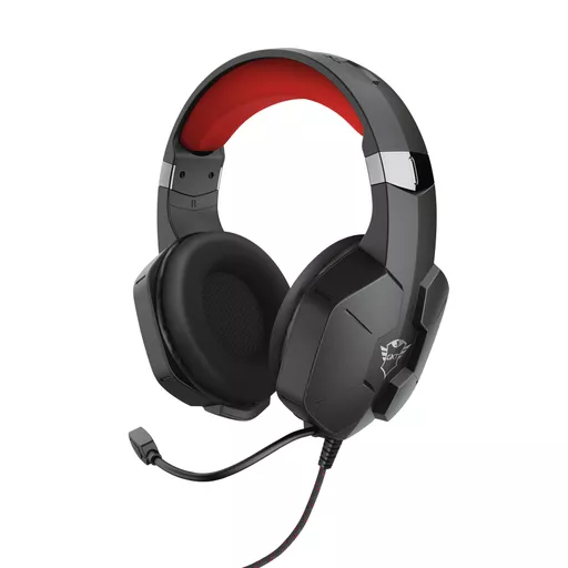 Trust GXT 323 Carus Headset Wired Head-band Gaming Black, Red