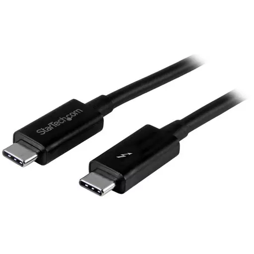 StarTech.com 2m Thunderbolt 3 (20Gbps) USB-C Cable - Thunderbolt, USB, and DisplayPort Compatible