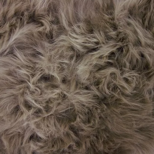 Sheep Skin Quad Rug in Taupe