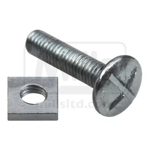 Roofing Nut and Bolt M6 - Pack of 100