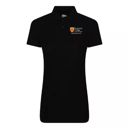 StAntonysCollege_BarStaff_ProRTXWomensProPolo_Black_Front.png