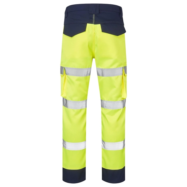 Picture of Supertouch Supertouch Hi-Vis 2 Tone Yellow Combat Trousers