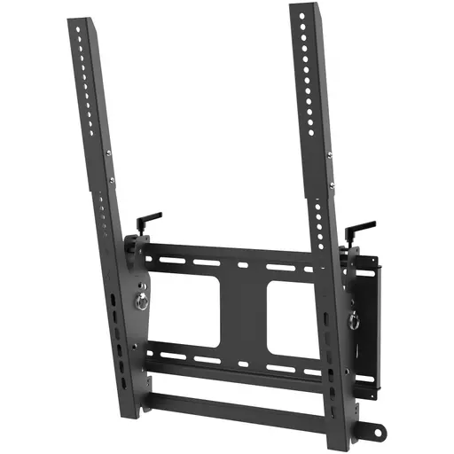 StarTech.com Portrait/Vertical TV Wall Mount - Heavy Duty TV Wall Mount - 40-55" VESA Display (110lb/50kg)- Tilting Low Profile Television Digital Signage Mount with Lockable Security Bar