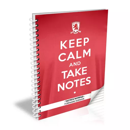 Middlesbrough FC Keep Calm Notebook