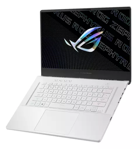 ASUS ROG Zephyrus G15 GA503RW-LN031W notebook 6900HS 39.6 cm (15.6") Wide Quad HD AMD Ryzen™ 9 16 GB DDR5-SDRAM 1000 GB SSD NVIDIA GeForce RTX 3070 Ti Wi-Fi 6E (802.11ax) Windows 11 Home White