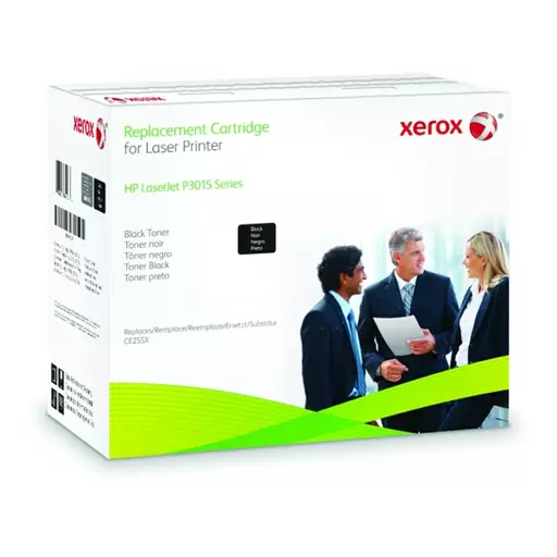 Xerox 106R01622 Toner cartridge black, 12.6K pages/5% (replaces HP 55X/CE255X) for HP LaserJet P 3015