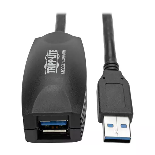 Tripp Lite U330-05M USB 3.0 SuperSpeed Active Extension Repeater Cable (A M/F), 5M (16.4 ft.)