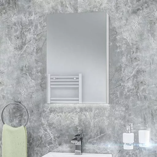 Ravini 400 x 600 x 120 1 Door Mirror Cabinet