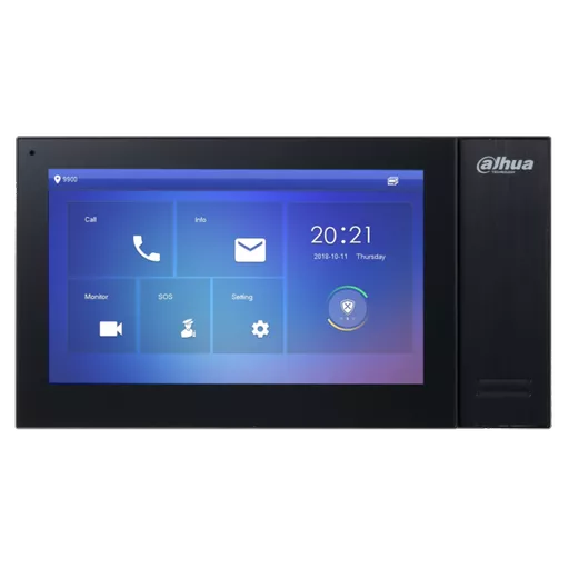 DAHUA Video Door Entry VTH2 Series Indoor Monitor IP Economy 7 Inch Touchscreen