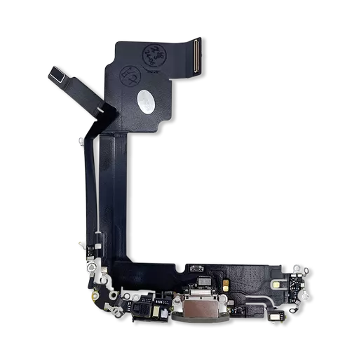 Charging Port Flex Cable (Natural Titantium) (RECLAIMED) - For iPhone 15 Pro Max