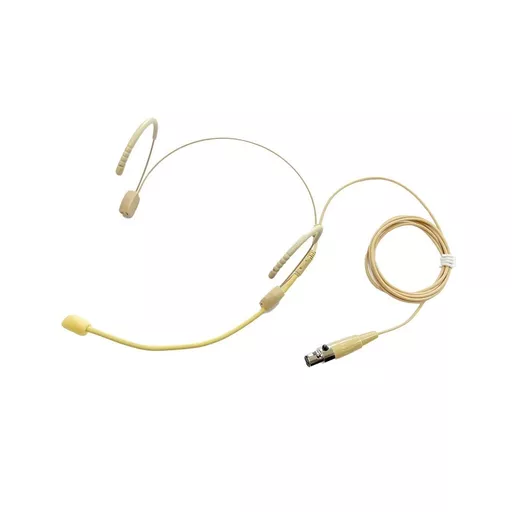 Q-Audio HSM-TA4 Beige headworn Microphone with TA4 Connector