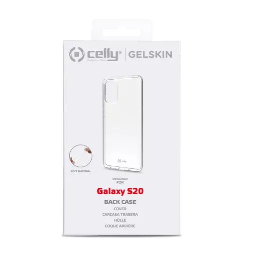 Celly GELSKIN992 mobile phone case 15.8 cm (6.2") Cover Transparent