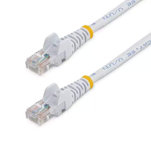 StarTech.com Cat5e Patch Cable with Snagless RJ45 Connectors - 3m, White