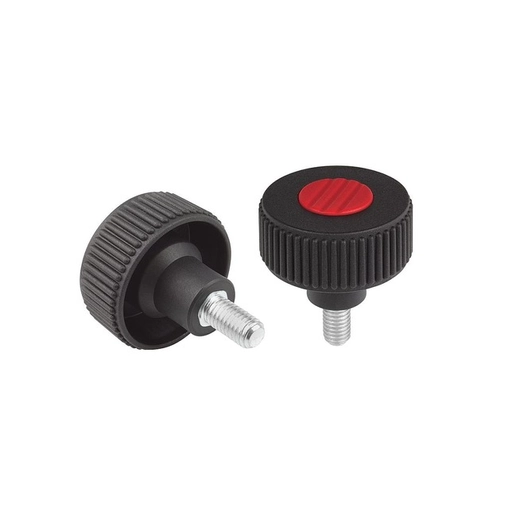 K0260 Knurled Knobs With Male Thread Form L Size M5-M12