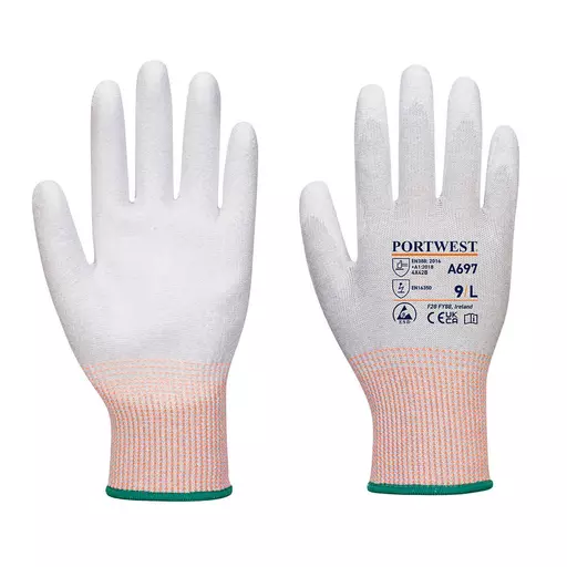 LR13 ESD PU Palm Glove (Pk12)